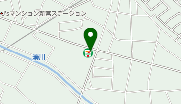セブンイレブン 新宮下府4丁目店の地図画像