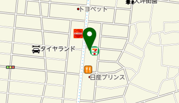 セブンイレブン 名古屋豊国通烏森店の地図画像