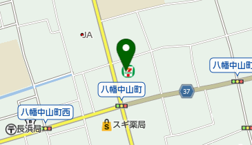 セブンイレブン 長浜北中学校前店の地図画像