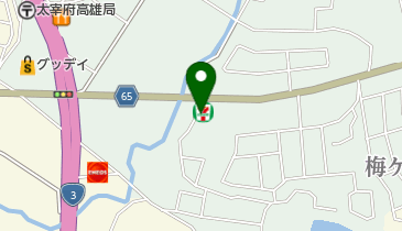 セブンイレブン 太宰府梅ヶ丘店の地図画像