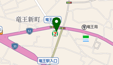 セブンイレブン 甲斐竜王駅前店の地図画像