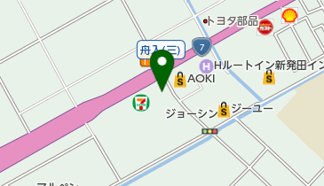 セブンイレブン 新発田舟入3丁目店の地図画像