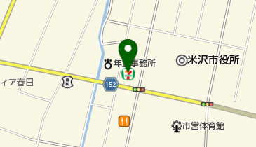 セブンイレブン 米沢市役所前店の地図画像