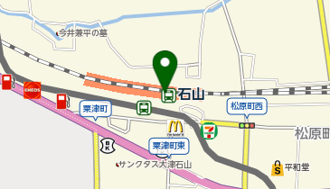 セブンイレブン ハートインJR石山駅南口店の地図画像