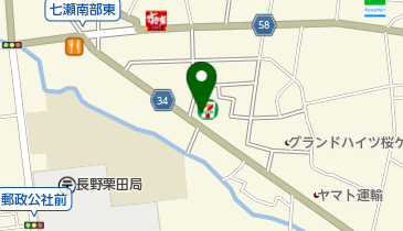 セブンイレブン 七瀬店の地図画像