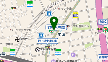セブンイレブン 地下鉄中津駅前店の地図画像