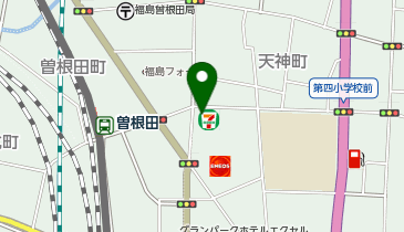 セブンイレブン 福島天神町店の地図画像