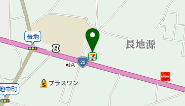 セブンイレブン 岡谷長地店の地図画像