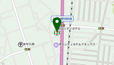 セブンイレブン 牛久南店の地図画像
