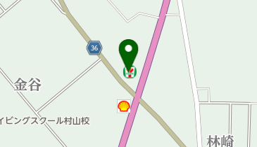 セブンイレブン 村山金谷工業団地前店の地図画像