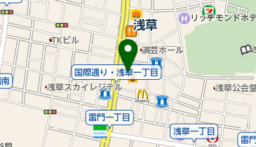 セブン銀行 浅草ROX 共同出張所の地図画像
