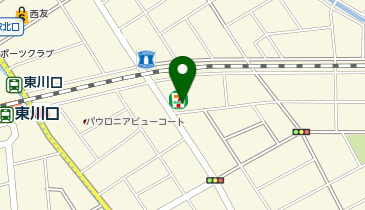 セブンイレブン 東川口店の地図画像
