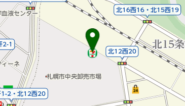 セブンイレブン 札幌中央卸売市場店の地図画像
