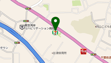 セブンイレブン 習志野谷津2丁目店の地図画像