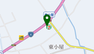 セブンイレブン 那須塩原東小屋店の地図画像