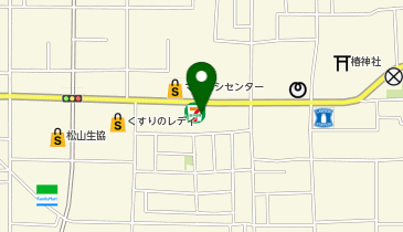 セブンイレブン 松山椿参道店の地図画像