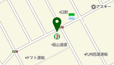 セブンイレブン 小倉西港店の地図画像