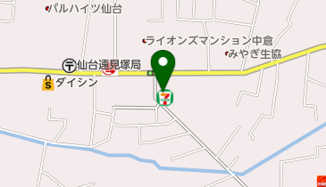 セブンイレブン 仙台遠見塚3丁目店の地図画像