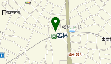 セブンイレブン 世田谷若林4丁目店の地図画像