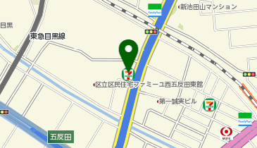 セブンイレブン 西五反田店の地図画像