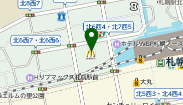 セブン銀行 ヨドバシカメラ マルチメディア札幌 共同出張所の地図画像