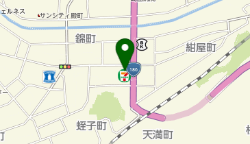 セブンイレブン 浜田新町店の地図画像
