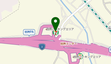 セブンイレブン 姫路バイパス別所PA上り店の地図画像