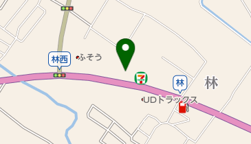 セブンイレブン 栗東林西店の地図画像