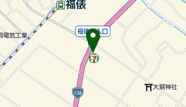 セブンイレブン 東金福俵店の地図画像