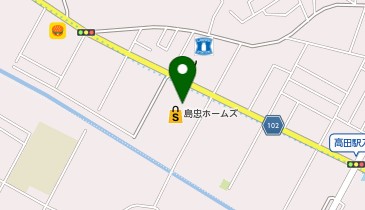 セブン銀行 島忠ホームズ 港北高田店 共同出張所の地図画像