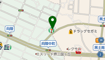 セブンイレブン 堺向陵中町5丁店の地図画像
