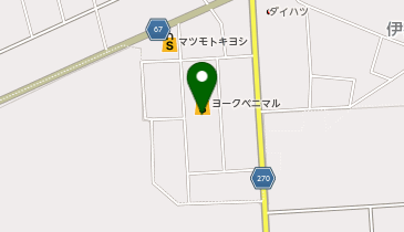 セブン銀行 ヨークベニマル 佐野伊勢山町店 共同出張所の地図画像