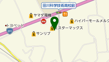 セブン銀行 ミスターマックス 田川バイパス店 共同出張所の地図画像