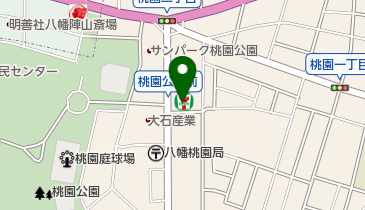 セブンイレブン 八幡桃園公園前店の地図画像