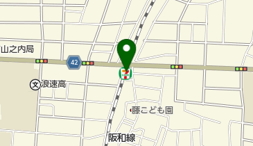 セブンイレブン 大阪山之内元町店の地図画像