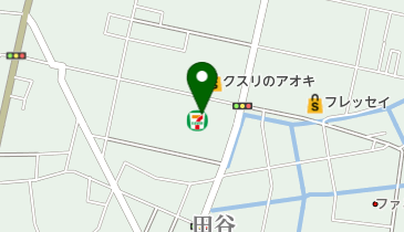 セブンイレブン 深谷田谷店の地図画像