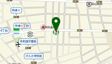 セブンイレブン 横浜鶴見仲通店の地図画像