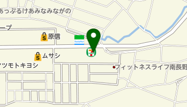 セブンイレブン 長野上庭店の地図画像