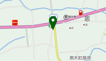 セブンイレブン 八女中篭店の地図画像