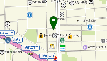 セブン銀行 野村證券 大分支店 共同出張所の地図画像