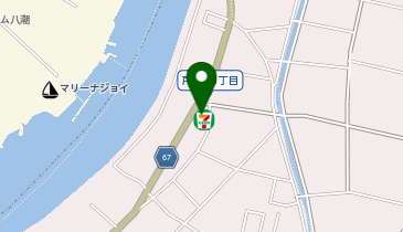 セブンイレブン 三郷戸ケ崎1丁目店の地図画像