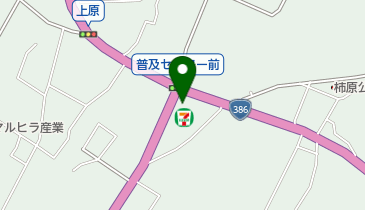 セブンイレブン 甘木柿原店の地図画像