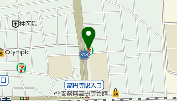 セブンイレブン 杉並高円寺北1丁目店の地図画像