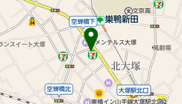 セブンイレブン 豊島北大塚2丁目店の地図画像
