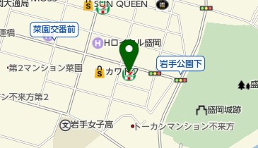 セブンイレブン 盛岡菜園1丁目店の地図画像