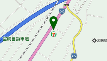 セブンイレブン 都城山之口店の地図画像