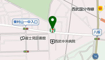 セブンイレブン 東村山富士見町店の地図画像