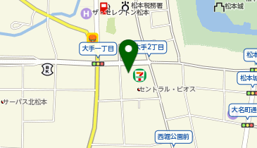 セブンイレブン 松本松栄町店の地図画像