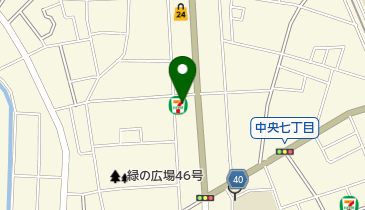セブンイレブン 大和中央6丁目店の地図画像