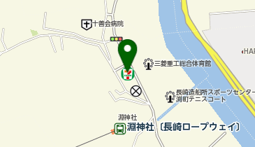 セブンイレブン 長崎淵町店の地図画像